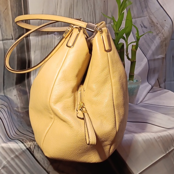 Coach Phoebe K138126224 Pebble Soft Leather Tan Bag Purse - Picture 3 of 12